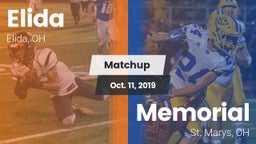 Matchup: Elida  vs. Memorial  2019