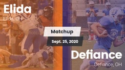 Matchup: Elida  vs. Defiance  2020