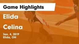 Elida  vs Celina  Game Highlights - Jan. 4, 2019