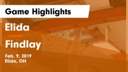 Elida  vs Findlay  Game Highlights - Feb. 9, 2019