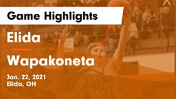 Elida  vs Wapakoneta  Game Highlights - Jan. 22, 2021