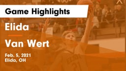 Elida  vs Van Wert  Game Highlights - Feb. 5, 2021