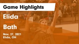 Elida  vs Bath  Game Highlights - Nov. 27, 2021