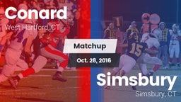 Matchup: Conard  vs. Simsbury  2016