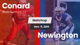 Matchup: Conard  vs. Newington  2016