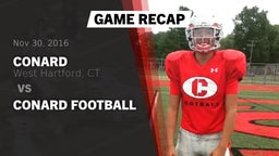 Recap: Conard  vs. CONARD FOOTBALL 2016