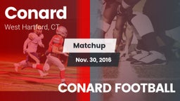 Matchup: Conard  vs. CONARD FOOTBALL 2016