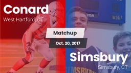 Matchup: Conard  vs. Simsbury  2017