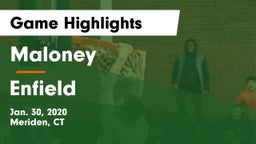 Maloney  vs Enfield  Game Highlights - Jan. 30, 2020