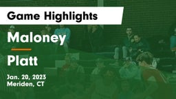 Maloney  vs Platt  Game Highlights - Jan. 20, 2023