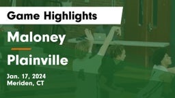 Maloney  vs Plainville  Game Highlights - Jan. 17, 2024