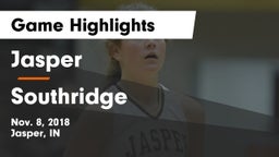 Jasper  vs Southridge  Game Highlights - Nov. 8, 2018