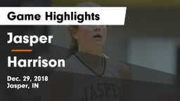 Jasper  vs Harrison  Game Highlights - Dec. 29, 2018