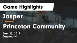 Jasper  vs Princeton Community  Game Highlights - Jan. 23, 2019
