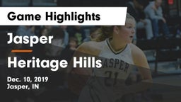 Jasper  vs Heritage Hills  Game Highlights - Dec. 10, 2019