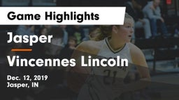 Jasper  vs Vincennes Lincoln  Game Highlights - Dec. 12, 2019
