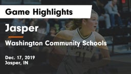 Jasper  vs Washington Community Schools Game Highlights - Dec. 17, 2019