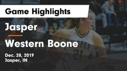 Jasper  vs Western Boone  Game Highlights - Dec. 28, 2019