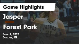 Jasper  vs Forest Park  Game Highlights - Jan. 9, 2020