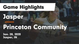 Jasper  vs Princeton Community  Game Highlights - Jan. 28, 2020
