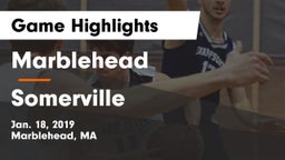 Marblehead  vs Somerville  Game Highlights - Jan. 18, 2019
