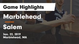 Marblehead  vs Salem  Game Highlights - Jan. 22, 2019