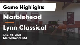 Marblehead  vs Lynn Classical  Game Highlights - Jan. 10, 2020