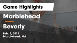 Marblehead  vs Beverly  Game Highlights - Feb. 5, 2021