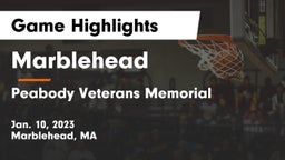 Marblehead  vs Peabody Veterans Memorial  Game Highlights - Jan. 10, 2023