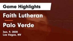 Faith Lutheran  vs Palo Verde  Game Highlights - Jan. 9, 2020