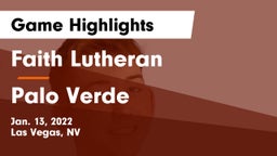 Faith Lutheran  vs Palo Verde  Game Highlights - Jan. 13, 2022