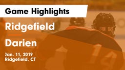 Ridgefield  vs Darien  Game Highlights - Jan. 11, 2019