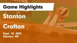 Stanton  vs Crofton  Game Highlights - Sept. 10, 2022