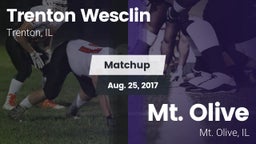 Matchup: Trenton Wesclin HS vs. Mt. Olive  2017