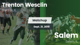 Matchup: Trenton Wesclin HS vs. Salem  2018