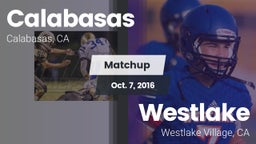 Matchup: Calabasas High vs. Westlake  2016
