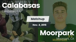 Matchup: Calabasas High vs. Moorpark  2016
