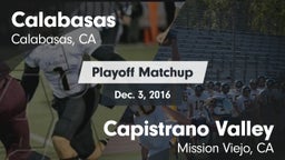 Matchup: Calabasas High vs. Capistrano Valley  2016