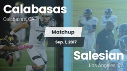 Matchup: Calabasas High vs. Salesian  2017