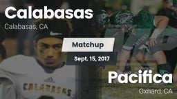 Matchup: Calabasas High vs. Pacifica  2017