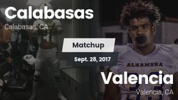 Matchup: Calabasas High vs. Valencia  2017
