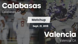 Matchup: Calabasas High vs. Valencia  2018
