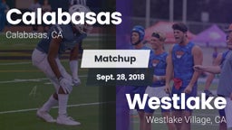 Matchup: Calabasas High vs. Westlake  2018