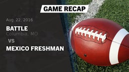 Recap: Battle  vs. Mexico Freshman 2016