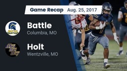 Recap: Battle  vs. Holt  2017