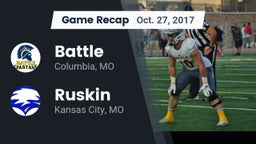 Recap: Battle  vs. Ruskin  2017