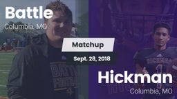 Matchup: Battle  vs. Hickman  2018