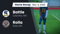 Recap: Battle  vs. Rolla  2020