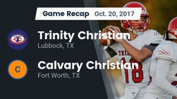 Recap: Trinity Christian  vs. Calvary Christian  2017