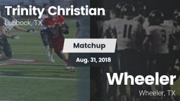 Matchup: Trinity Christian vs. Wheeler  2018